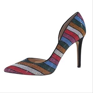 INC Rainbow Crystal Heels 8.5